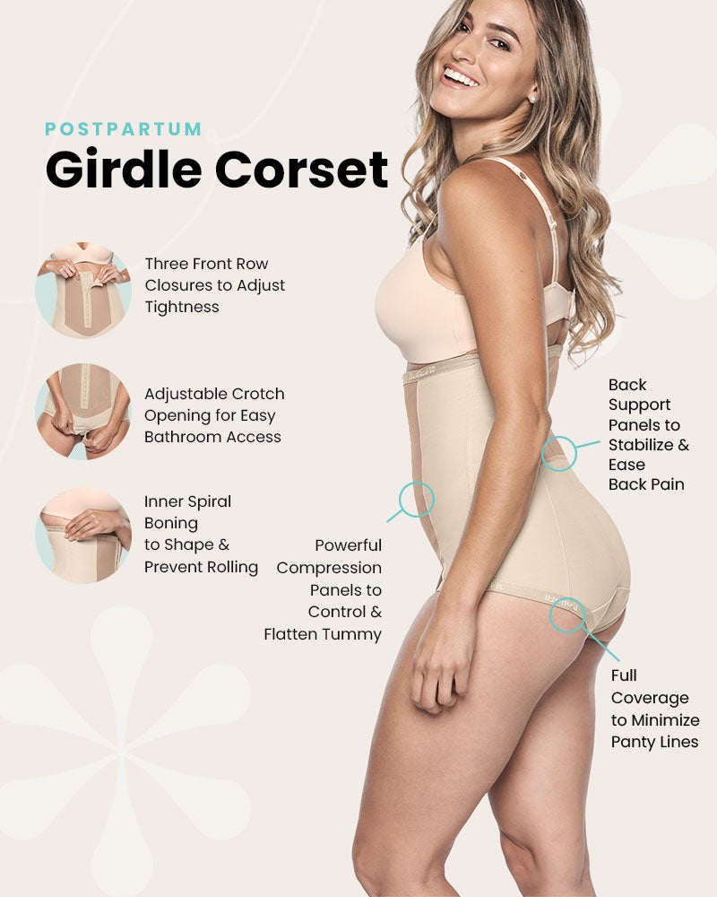 postpartum girdle corset features