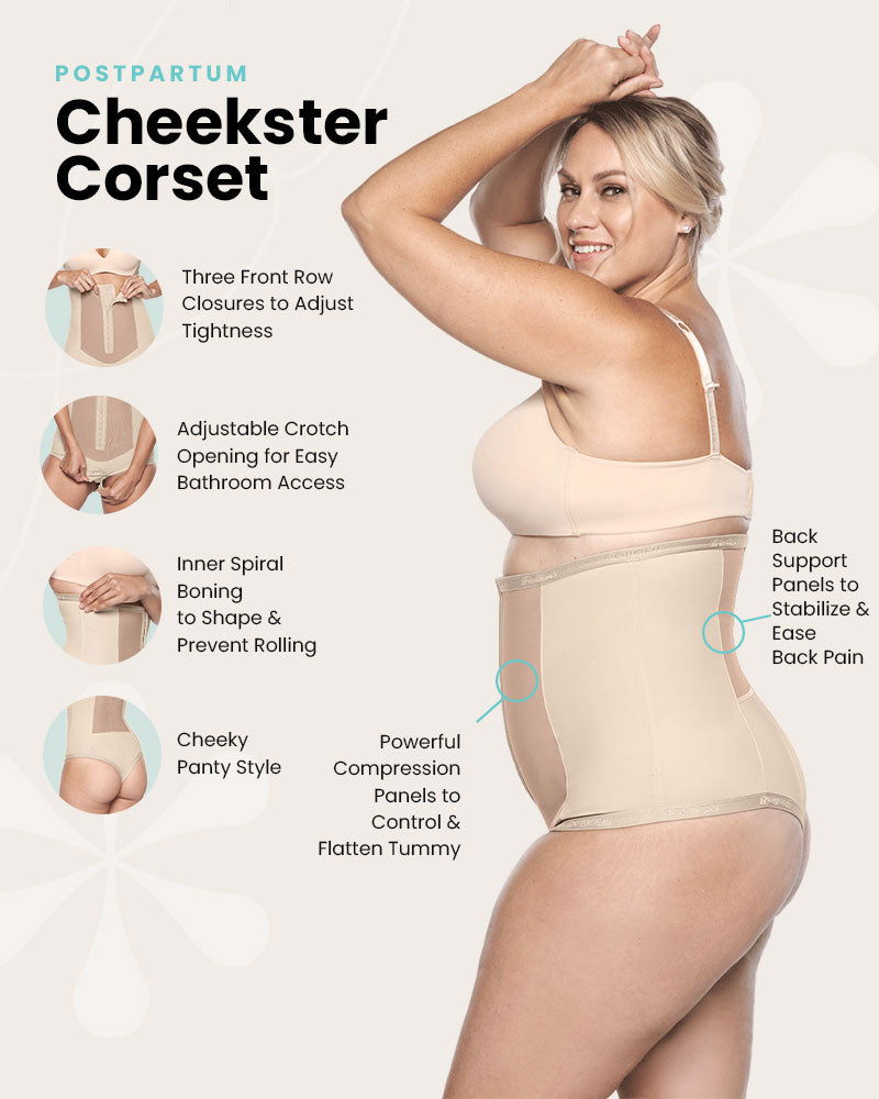 postpartum cheekster girdle