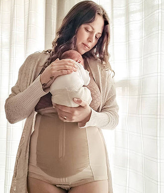 JITIFI Women's Postpartum Waist Trainer Belt Body Shaper Belly