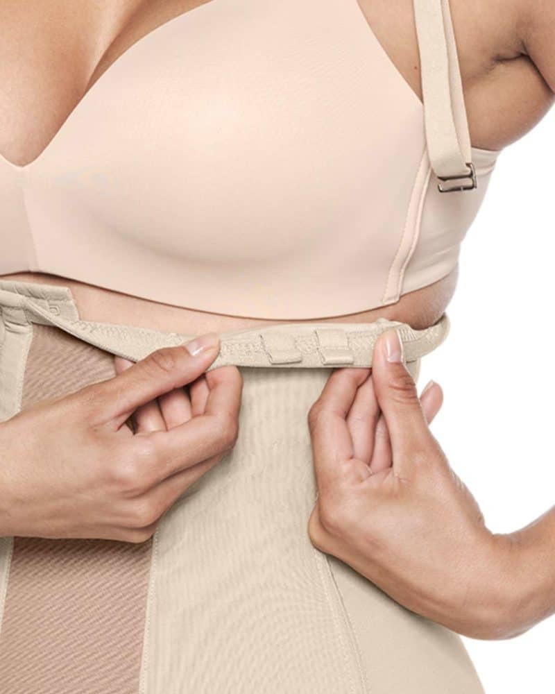 Bellefit Postpartum Open Bust Bodysuit Corset with Adjustable Straps Beige  : : Clothing, Shoes & Accessories