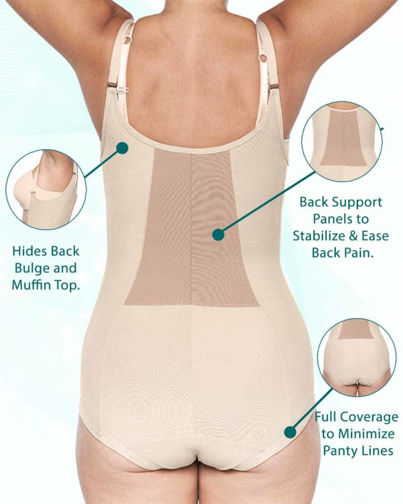 Bellefit Postpartum Compression Girdle with Front Zipper, Abdominal  Recovery Beige