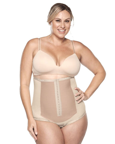 LaSculpte Women's Shapewear High Waist Firm Control Post Pregnancy  C-section Recovery Shaper - Nude