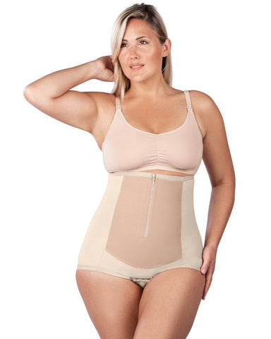 Women's Body Shaper Tummy Compression Thong Girdle C-section