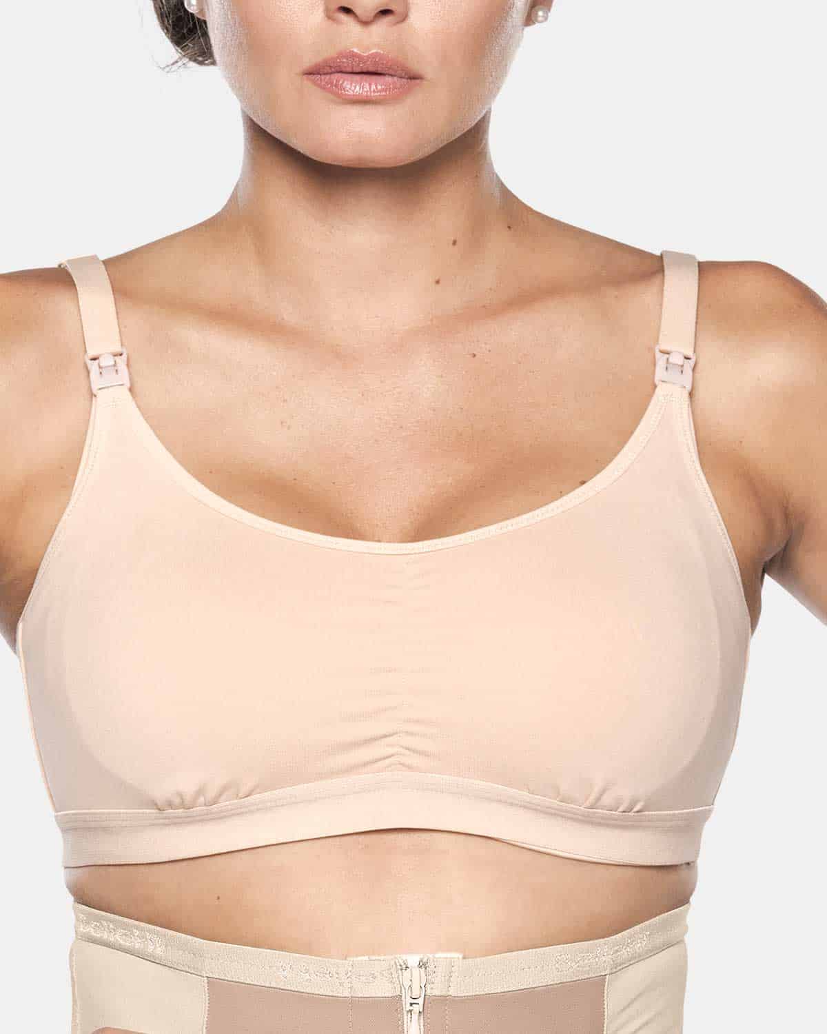 4Pack Womens Seamless Clip Down Maternity and Nursing Bra Push Up
