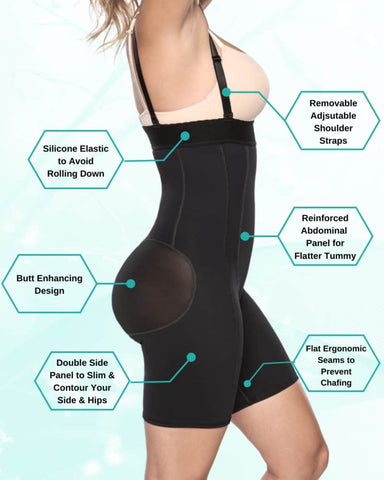 Body Shaper For Women, Tummy Control Shapewear, Side Zipper Body Slimming  Suit